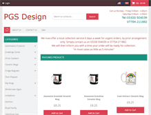 Tablet Screenshot of pgs-design.co.uk